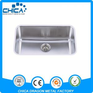 stainless steel  single bowl kitchen sink for USA market with 18gauge and 16gauge