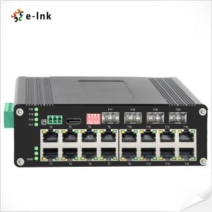 China Industrial L2+ managed 16-port 10/100/1000Base-T + 4-port 1000Base-X SFP Hardened Managed Ethernet Switch wholesale