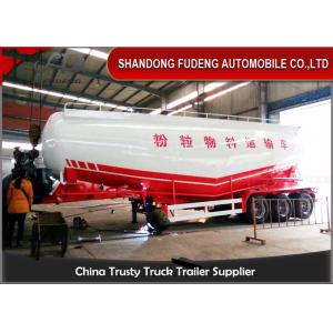 China 12 Tyre Pneumatic Dry Bulk Cement Tanker Trailer 45-55 Ton 35cbm - 55cbm supplier