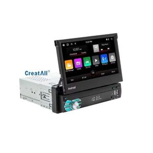 China Creatall todo en uno 7 pulgadas Android Auto GPS de navegación retráctil pantalla HD vista trasera Wireless CarPlay para uso automotriz supplier