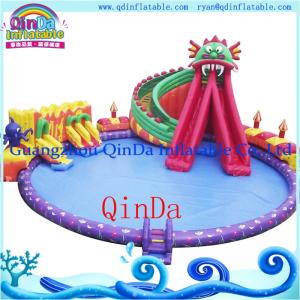 Octopus Inflatable Water Slide with Swimming Pool inflatable slide for pool