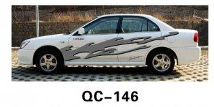 Environment-friendly PVC Customized size Car Body Sticker QC-146G