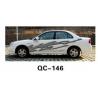 Environment-friendly PVC Customized size Car Body Sticker QC-146G