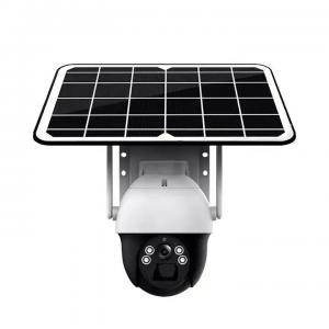 China 3G 4G LTE Solar Panel Security Camera 4MP Wireless For Outdoor supplier