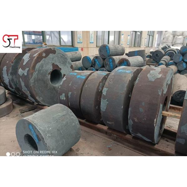 China Desbaste de acero al carbono forjado 35# 45# 42CrMo, 42CrMo4 en bruto para llantas forjadas OEM supplier