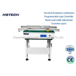 Stainless Steel Hand Crank Width Adjustable PCB Transporting Conveyor