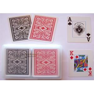 Gamble Cheat Modiano Cristallo Marked Poker Cards Plastic Material Water Resistant