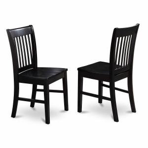 Solid Wood Slat Small Wooden Dining Chairs , Slat Back Side Chairs Classic