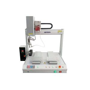 5 Axis Dual Table Robotic Automatic Soldering Machine With Smoke Purification Filter System