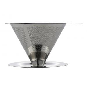 China 98MM Stainless Steel Coffee Dripper Paperless For Coffee Making , FDA / LFGB Listed wholesale
