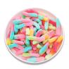 China OEM Frutas personalizadas dulces blandos oso gomoso a granel gusanos multicolor wholesale