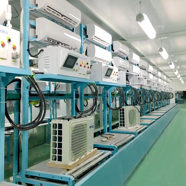 Split Type Air Conditioner Auto Production Line with Leak Detection & Performance Test Integration