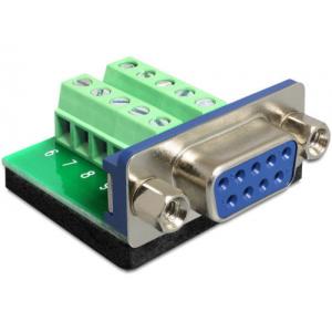 China Terminal block Adapter DB9 Male / Female terminal block adapter pitch 3.81mm or 5.08mm or other by customer supplier