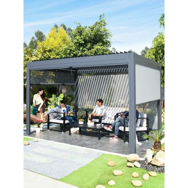 Create the Ultimate Outdoor Retreat with an Aluminum Pergola Canopy Polycarbonate Roof and Anchoring Kit Included