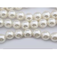 China High Quality Big DIY Beads ABS Plastic 18mm Round  White  Imitation Pearls Beads Strand s on sale