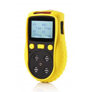 4 to 1 Multi Gas Leak Detector CO H2S O2 LEL for Mining Plants ATEX CE Certification