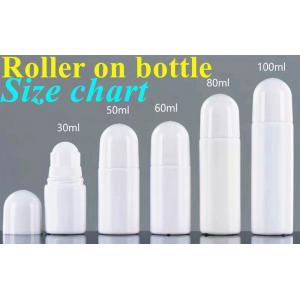 China 30ml 50ml 60ml Refillable empty Essential Oils Perfume Roll on Bottle Plastic Roller on Bottle with Plastic Roller ball supplier