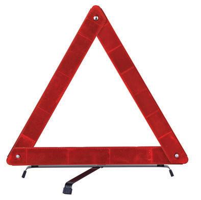 Red PS car reflective warning triangle road sign JD5028, 41.5*41.5*41.5