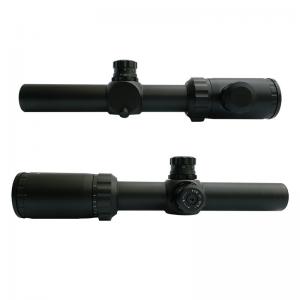 1-10x24 SFP Riflescope Hunting Scope Second Focal Plane With Capped Adjusters