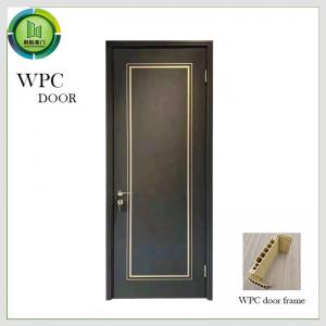 Termite Resistance Wood Polymer Composite Doors , WPC Plain White Bedroom Door