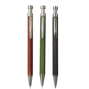 China Hexagonal aluminum barrel 17mm Retractable Ball Pen and mechanical pencil MT1156 supplier