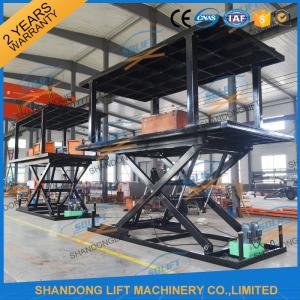 CE ISO SGS Double Deck Car Parking System / 2.5T 2 Car Automotive Vehicle Lifts