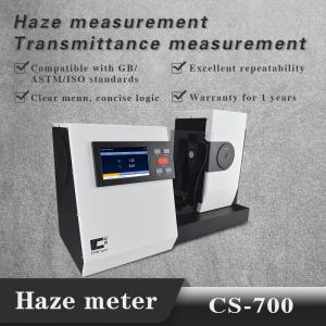 China Plastic Pipes Transparency Meter PET Sheet Haze Meter With Free PC Software supplier