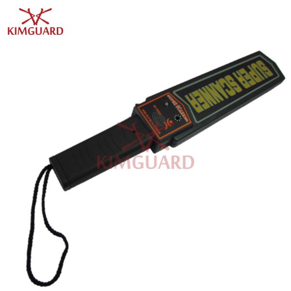China 6F22N Battery Hand Held Metal Detector , Portable Body Scanner With Charger And Adapter supplier