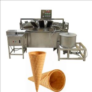 China Beverage Factory Gas Heating Automatic Waffle Cone Making Machine supplier