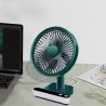 Shaking Head Digital Display Rechargeable Usb Fan Silent Cycle Electric