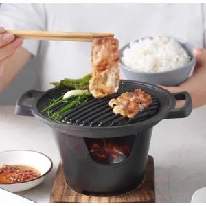Aluminium Alloy Portable Barbecue Grill Commercial Cooking Equipments Black