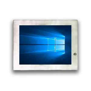 Industrial Stainless Steel Panel PC 12 Inch Waterproof IP67 5 Wire Resisitive Touch