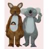 lively kangaroos mascot cartoon costume for party
