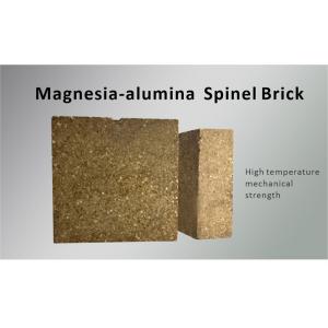 China Cement Rotary Kiln Magnesia Alumina Spinel Brick High Corrosion Resistance To Slag supplier
