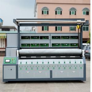 China Durable PLC Industrial Quilting Machines , 220V Plastic Sheet Embossing Machine supplier