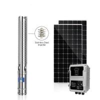 China 180M Screw Solar Water Pump For Water Submersible Agriculture Irrigation Deep Well Pump on sale