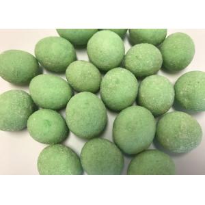 China Delicious Coated Roasted Round Peanuts With Green Wasabi Flavor Hot Sell Kosher products supplier