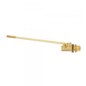 MNPT Connection 1/2" Brass Float Ball Valve With Low Pressure Plastic Cock