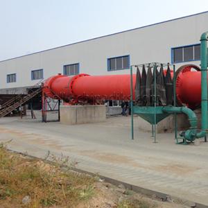 ISO9001 Diamond Powder Rotary Drum Dryer 11Kw 15t/H For Sand