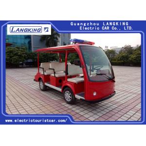 China High Performance Red Electric Patrol Car For Tourist Resorts 2 Rear Turn Signals supplier