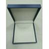 Charming Blue Jewelry Display Box , Jewelry Gift Boxes For Necklaces And Rings