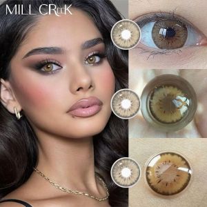 China Astigmatic Brown Toric Colored Contact Lenses HEMA Material 14.2mm Diameter For Myopia wholesale