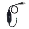 China Cables de alimentación de uso pesado de grado industrial 18AWG NEMA 5-15P con protección RCD y extremos de alambre desnudo para maquinaria / electrodomésticos wholesale