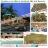 AT-000 Synthetic Palm Thatch Tiki Huts |Artificial Thatch Panels bar