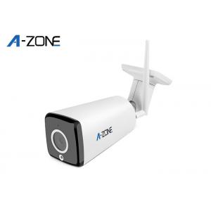 China ZONE White IR Wireless Bullet Camera High Defination IP66 Two Ways Audio supplier