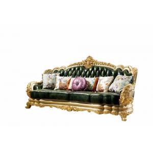 Wooden Frame Solid Wood Luxury Classic European Sofa Set