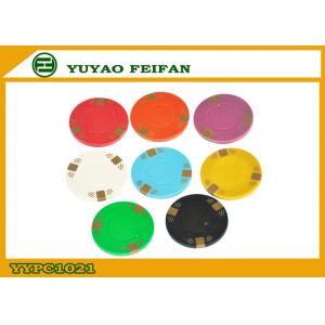China 3 Block And Line Clay Composite Poker Chips Engraved Poker Chips supplier