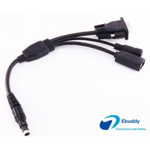 China GPS handheld terminal data cable fischer compatible custom cable to DB9 USB supplier