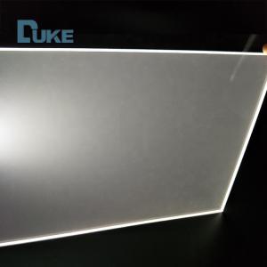 1.8mm 2mm 2.5mm Edge Lit Acrylic Sheets LED Light Guide Plate Acid Alkali Resistant