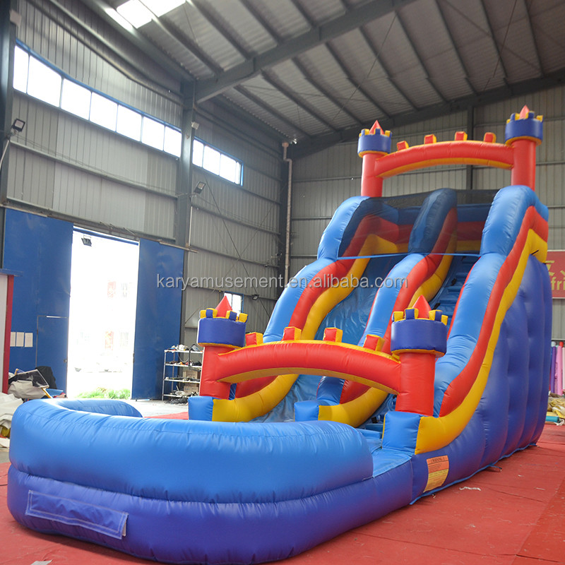China CE/EN71/EN14960 Certified 29f Inflatable Pool Slide Perfect for Indoor and Outdoor Fun supplier